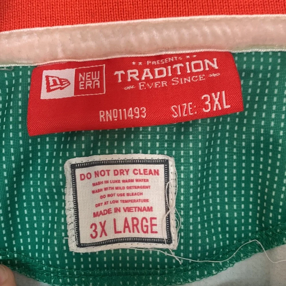 Mens New Era 3XL Green FAMU Florida A&M University Jacket Used - Picture 5 of 9